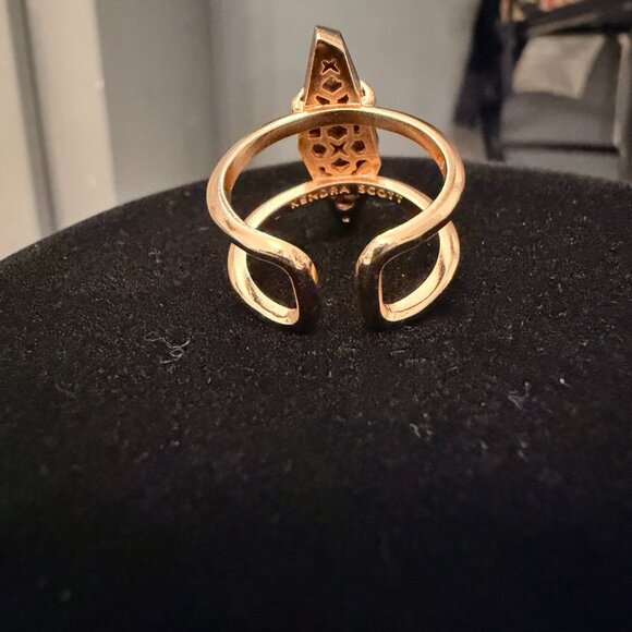 Kendra Scott Gold Drusy Pyrite Ring - Picture 5 of 5